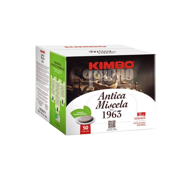 KIMBO COFFEE PODS ANTICA MISCELA X50 365 GR (6 in a box)