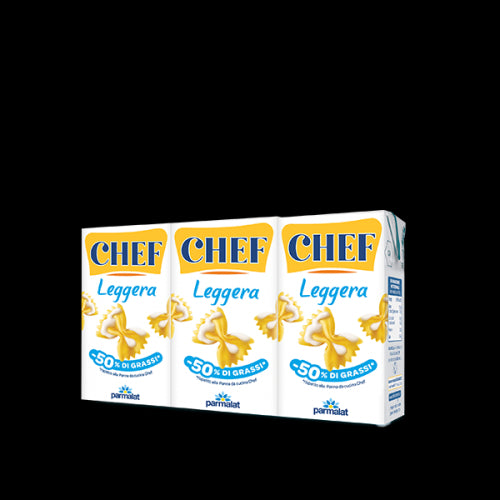 PARMALAT CHEF PANNA LEGGERA LIGHT 125 ML X3 (12 in a box)