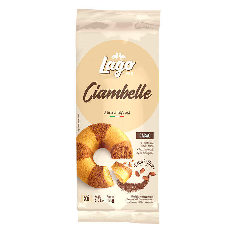 ELLEDI CIAMBELLE COCOA X6 180 GR (12 in a box)