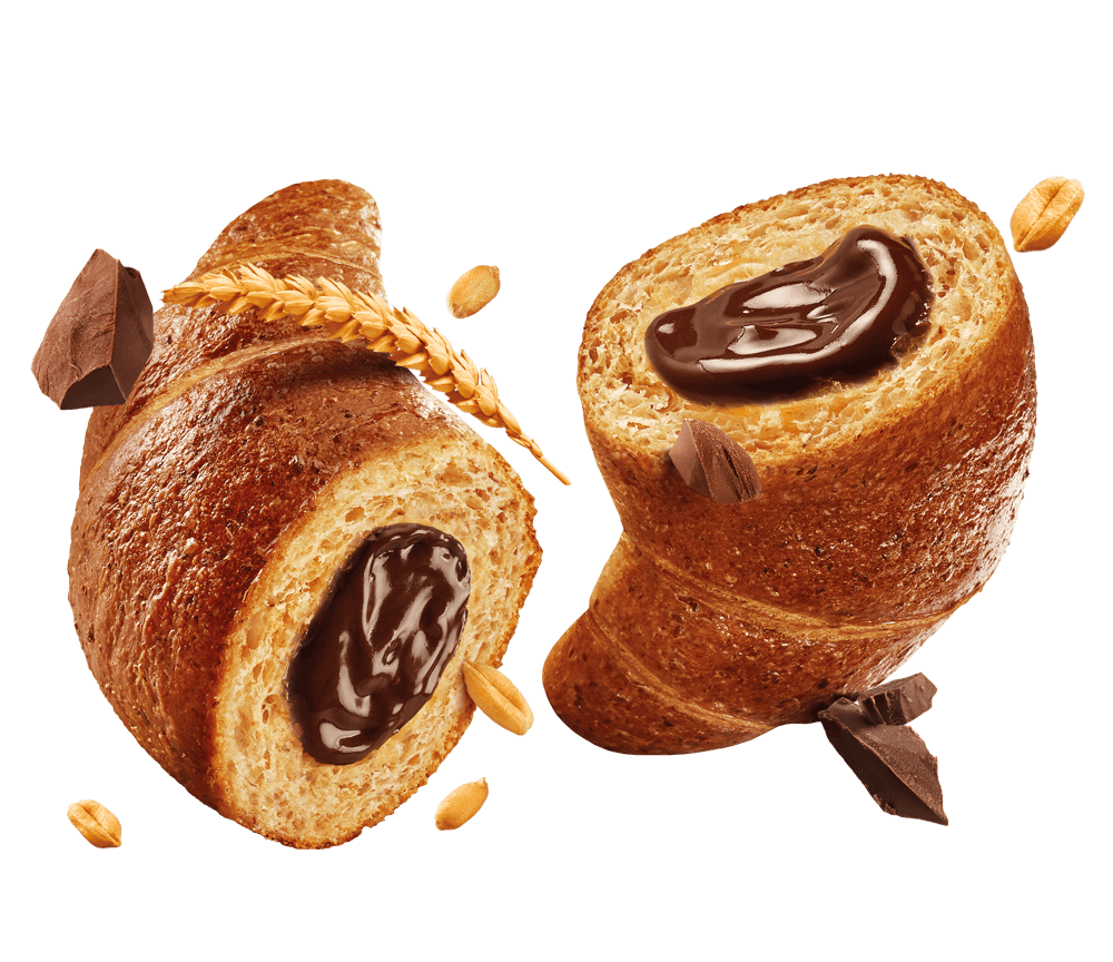 MISURA FIBRE EXTRA CORNETTI WHOLEMEAL CHOCOLATE X6 300 GR (8 in a box)