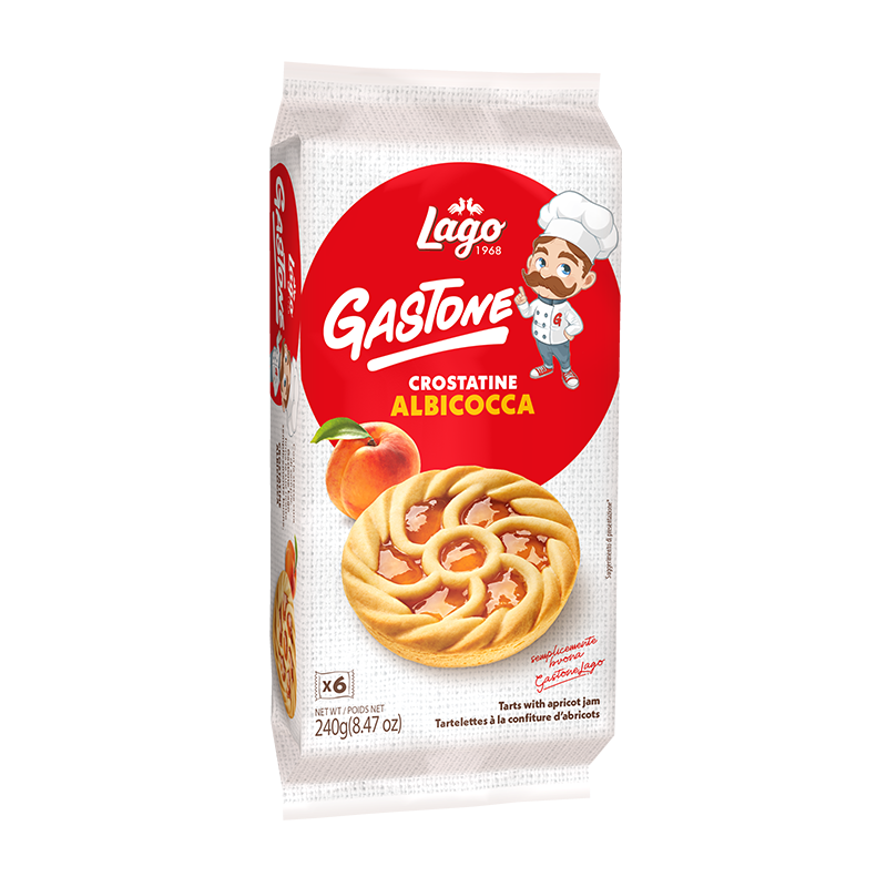 ELLEDI CROSTATINE APRICOT X6 240 GR (20 in a box)