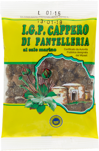 PANTELLERIA I.G.P.CAPERS IN SALT 100 GR (25 in a box)