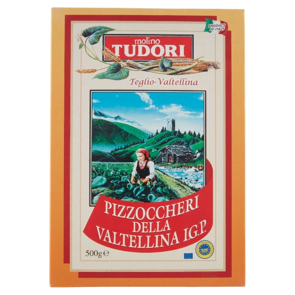 TUDORI PASTA DI SEMOLA GRANO SARACENO PIZZOCCHERI I.G.P. 500 GR (10 in a box)