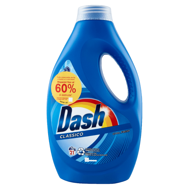 DASH LAUNDRY DETERGENT CLASSIC 21 WASHES 1.05 LT (5 in a box)