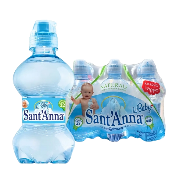 SANT'ANNA STILL WATER LA BABY PUSH/PULL PET 250 ML (24 in a box)