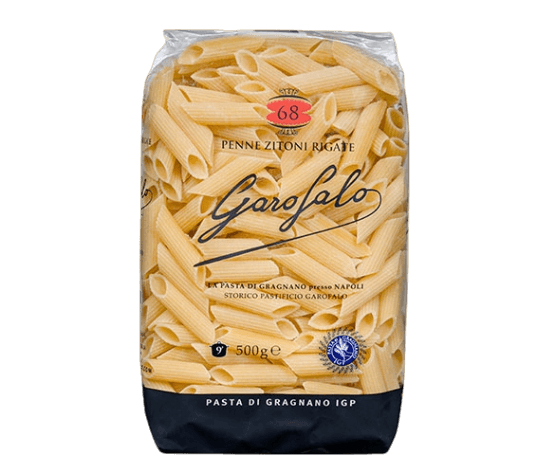 GAROFALO PASTA DI GRAGNANO IGP PENNE ZITONI N.68 500 GR (16 in a box)