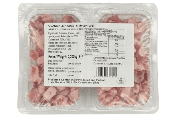 SIMONINI GUANCIALE CUBED 200 GR (12 in a box)