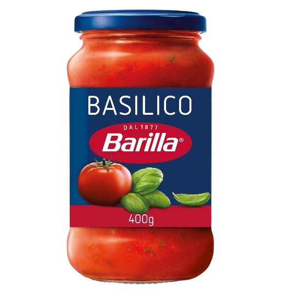 BARILLA PASTA SAUCE BASILICO 400 GR (6 in a box)