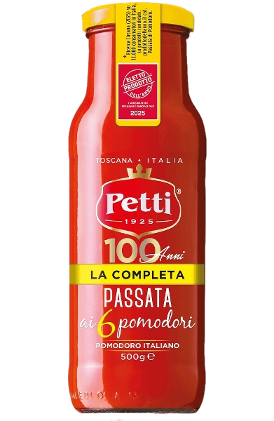 PETTI PASSATA DI POMODORO LA COMPLETA 500 GR (12 in a box)