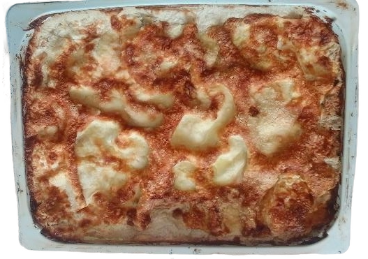 FROZEN READY MEALS - LASAGNA SAUSAGE & MUSHROOMS 6/8 SERVINGS 2.5 KG (2 in a box) - ONLY LONDON AREA