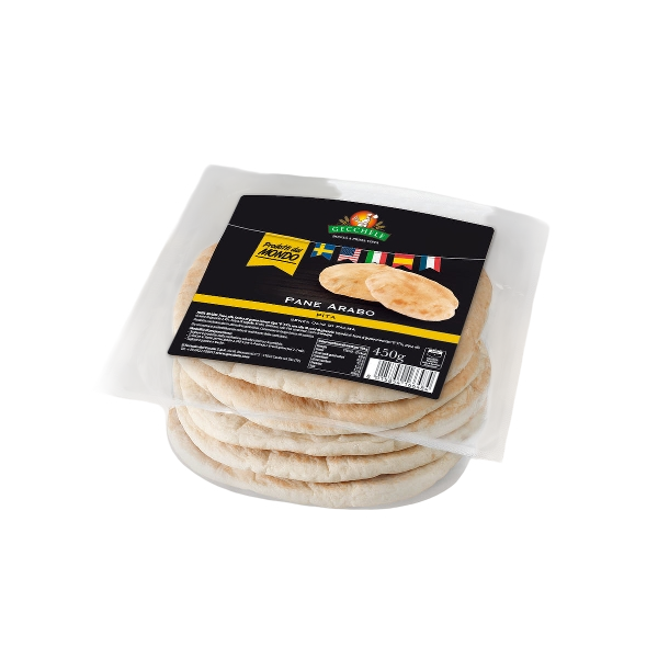 GECCHELE BREAD PANE ARABO 450 GR (10 in a box)