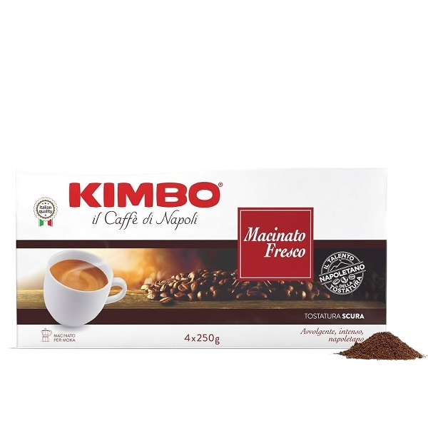 KIMBO COFFEE GROUND MACINATO FRESCO 250 GR X4 (5 in a box)