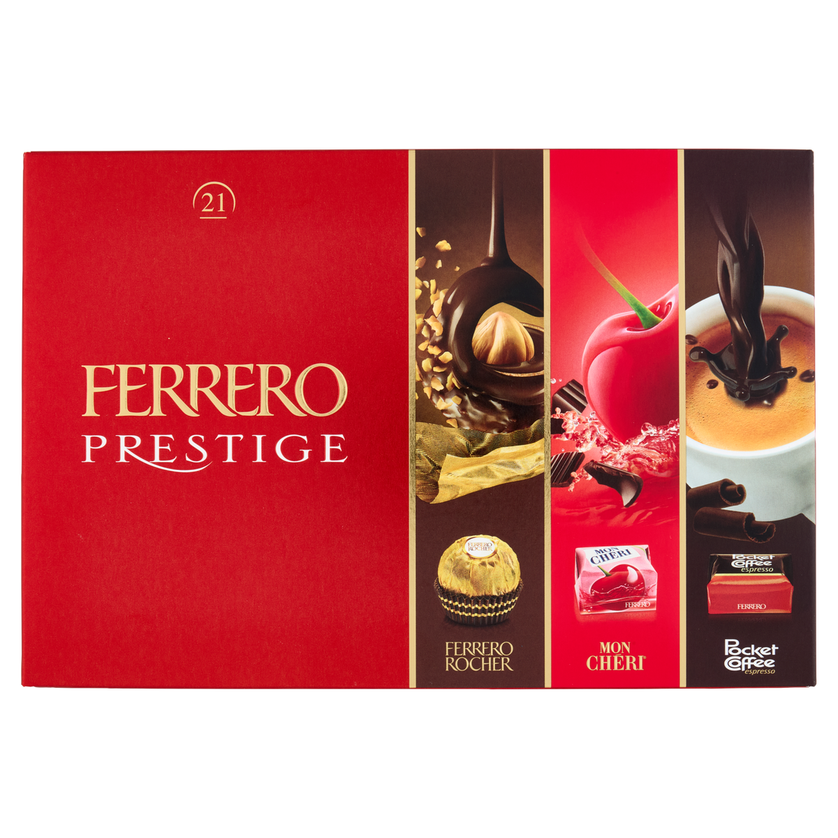 FERRERO PRESTIGE PRALINE MIX T21 246 GR (4 in a box)