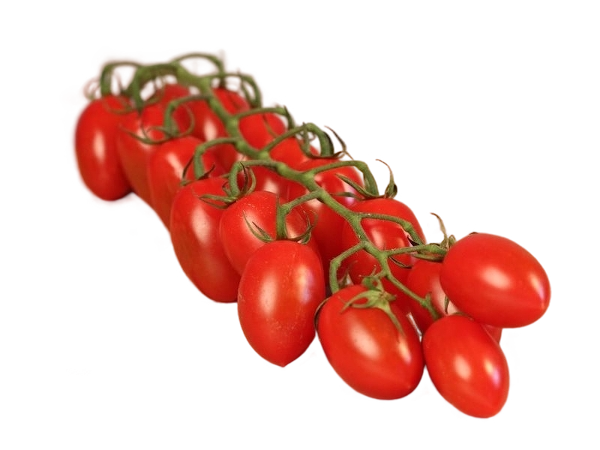 FRESH VEGETABLES TOMATO BABY PLUM ON THE VINE £3.93 AL KG (APPROX 3 KG) - ONLY LONDON AREA