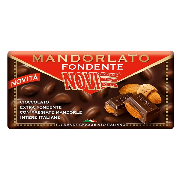 NOVI CHOCOLATE BAR MANDORLATO DARK 100 GR (20 in a box)