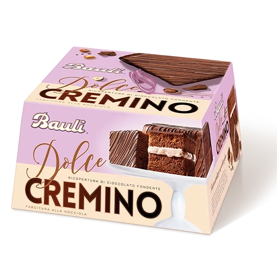 BAULI CAKE DOLCE CREMINO CHOCOLATE AND HAZELNUT CREAM 750 GR (12 in a box)