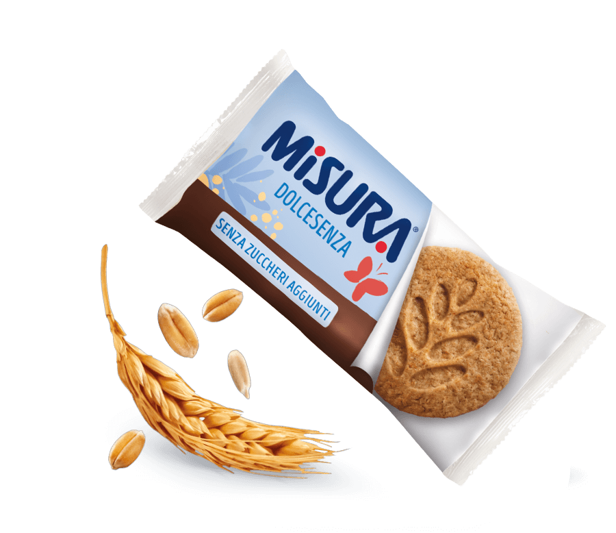 MISURA DOLCE SENZA BISCOTTI WHOLEMEAL MULTIPACK X6 280 GR (10 in a box)