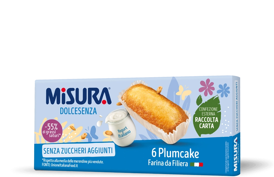 MISURA DOLCE SENZA PLUMCAKE YOGURT X6 190 GR (12 in a box)