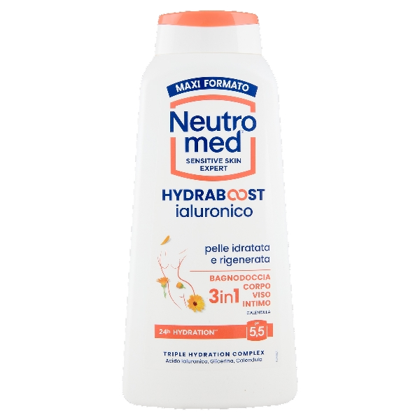 NEUTROMED SHOWER BATH PH 5.5 HYDRABOOST IALURONICO 600 ML (12 in a box)