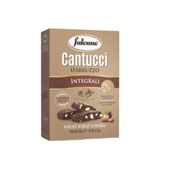 FALCONE BISCUITS WHOLEMEAL CANTUCCI INTEGRALI 180 GR (12 in a box)