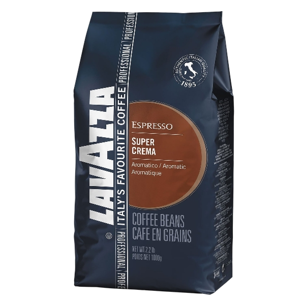 LAVAZZA COFFEE BEANS ESPRESSO SUPERCREMA 1 KG (1 in a box)