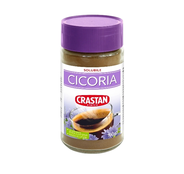 CRASTAN WATER-SOLUBLE INSTANT COFFEE CICORIA DECAFFEINATED 100 GR (6 in a box)