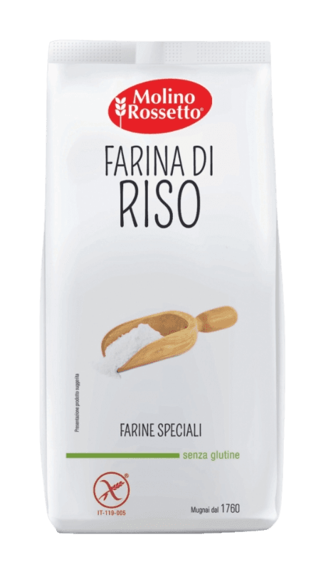 MOLINO ROSSETTO FLOURS RICE 500 GR (10 in a box)