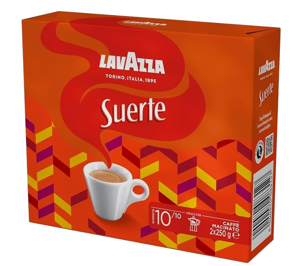 LAVAZZA COFFEE GROUND SUERTE 250 GR X2 (10 in a box)