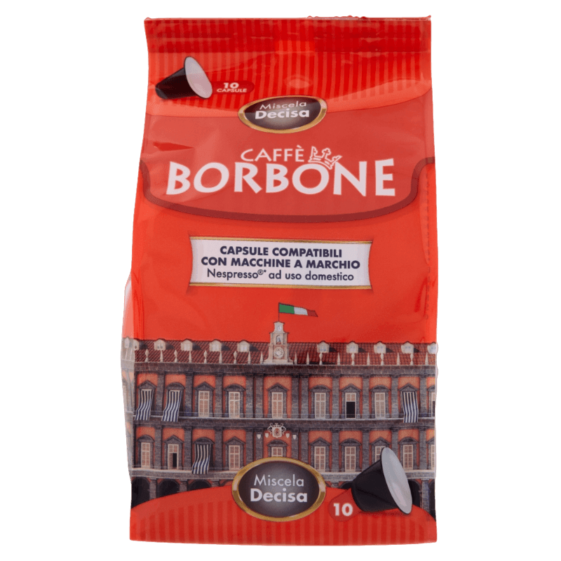 BORBONE COFFEE CAPSULES NESPRESSO DECISA X10 (8 in a box)