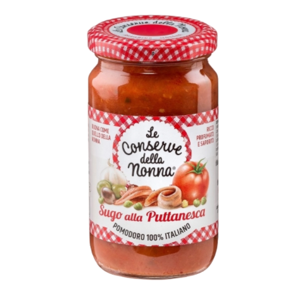 CONSERVE DELLA NONNA PASTA SAUCE PUTTANESCA 190 GR (12 in a box)