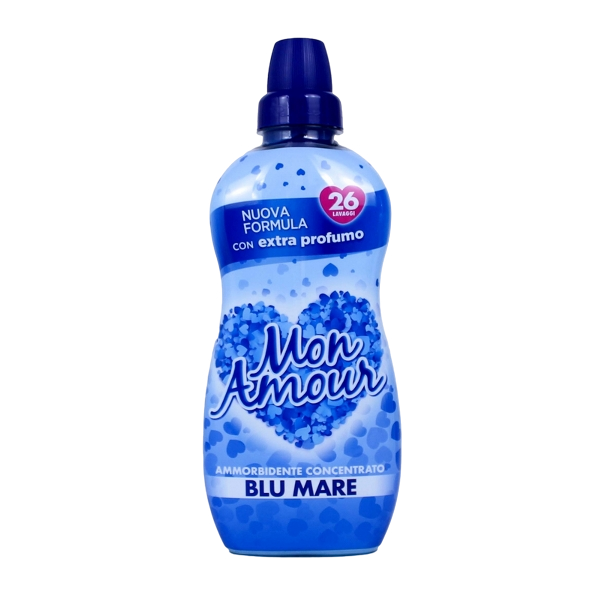 MON AMOUR SOFTENER CONCENTRATED BLUE SEA 26 WASHES 650 ML (12 in a box)