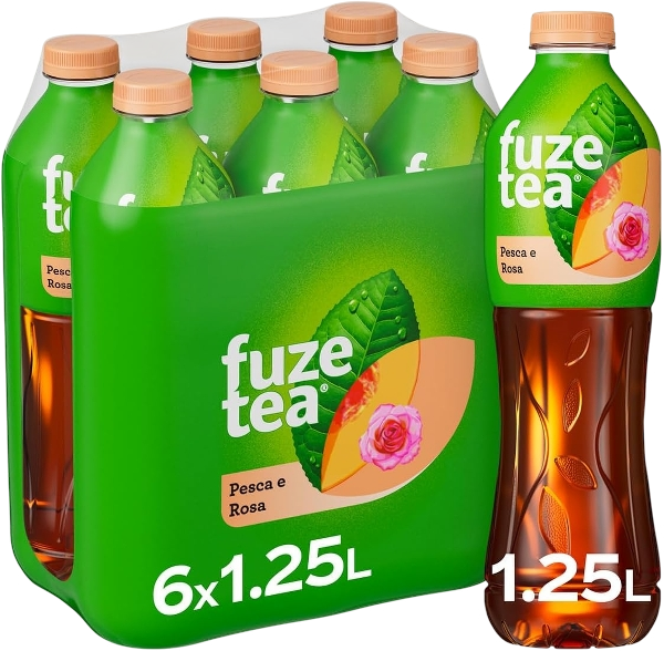 FUZETEA TEA PEACH PET 1.25 LT (6 IN A BOX)