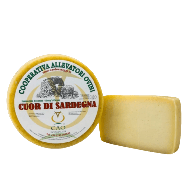 C.A.O. CHEESE PECORINO CUORE DI SARDEGNA £22.52 AL KG (APPROX. 3.5 KG) PROMO £21.52