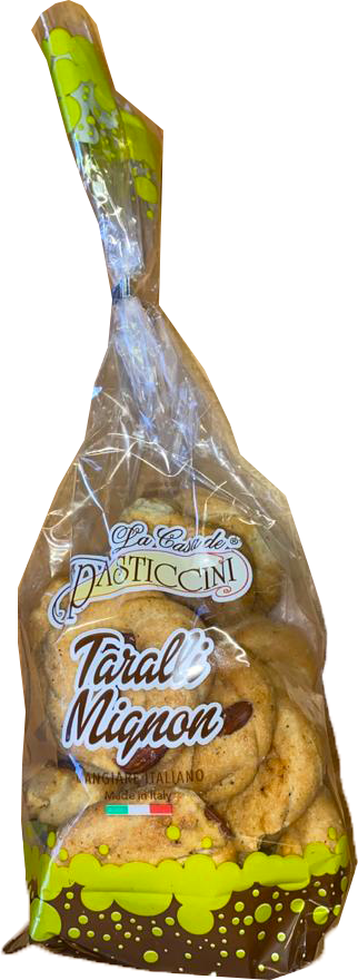 I PASTICCINI BISCOTTI SWEET TARALLI MIGNON TRADITIONAL 400 GR (12 in a box)