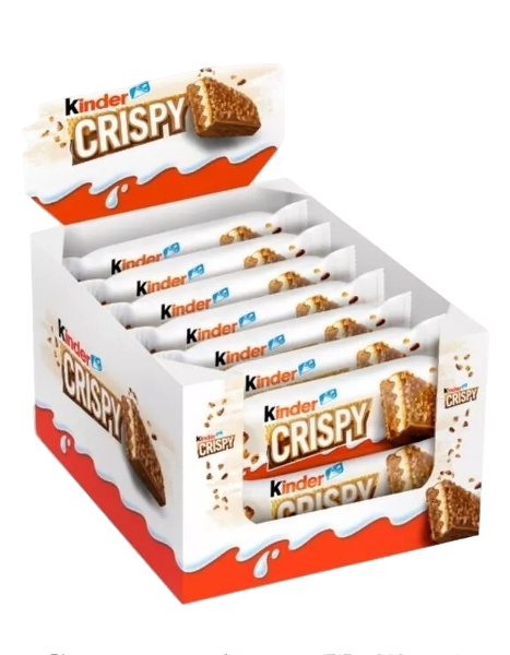 KINDER CRISPY 34 GR (14 in a box)