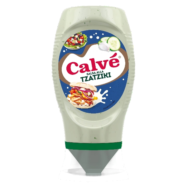 CALVE' SAUCE TZATZIKI TOP DOWN 250 GR (8 in a box)