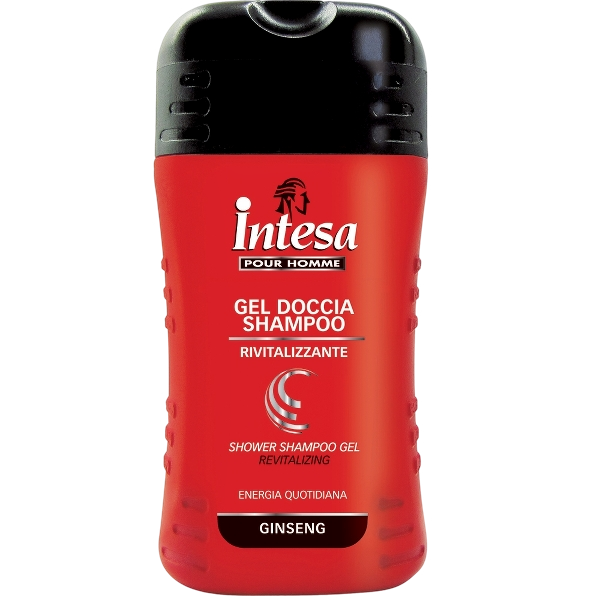 INTESA SHOWER SHAMPOO GEL MAN RIVITALIZZANTE GINSENG 250 ML (12 in a box)