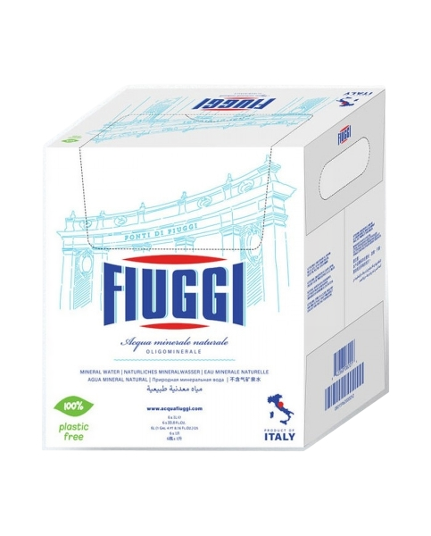 FIUGGI STILL WATER GLASS 1 LT (6 in a box)