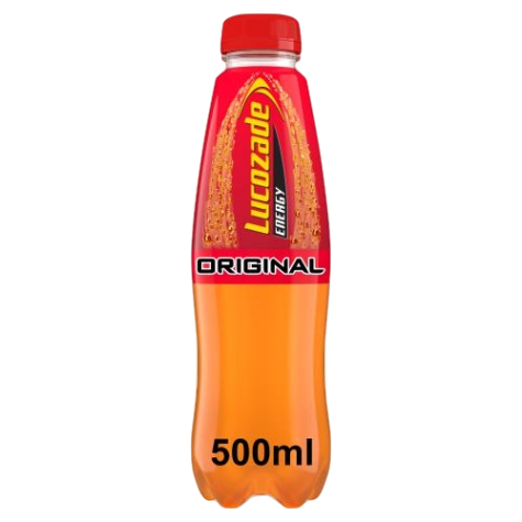 LUCOZADE ENERGY DRINK ORIGINAL PET 500 ML (24 in a box)