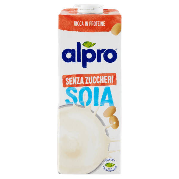 ALPRO DRINK SOY MILK SUGAR FREE BRICK 1 LT (8 in a box)