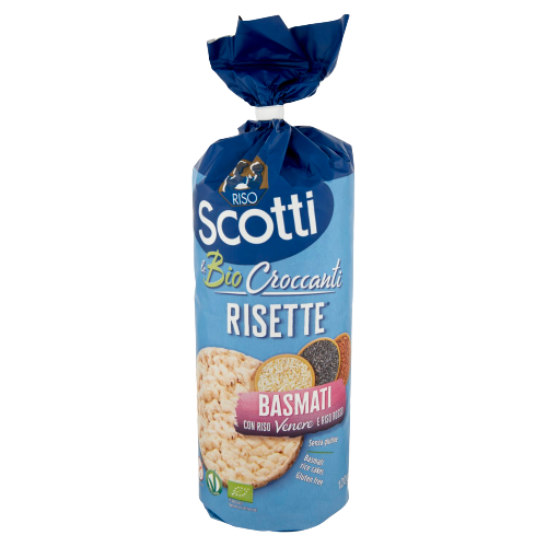 SCOTTI RISETTE BIO CROCCANTI BASMATI 120 GR (12 in a box)