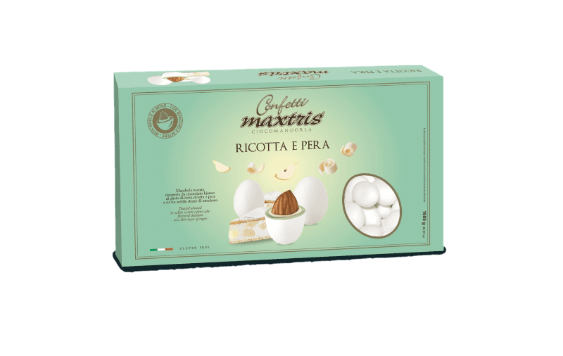 MAXTRIS CONFETTI TRIOCIOCK RICOTTA AND PEAR 500 GR (6 in a box)