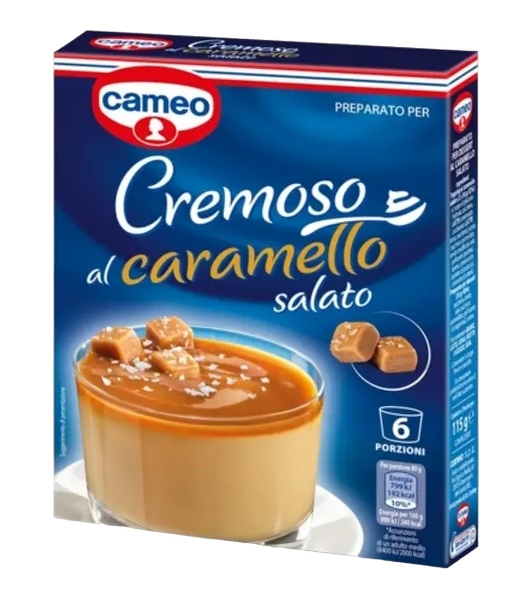 CAMEO PREPARED FOR CREMOSO SALTED CARAMEL 112 GR (8 in a box)