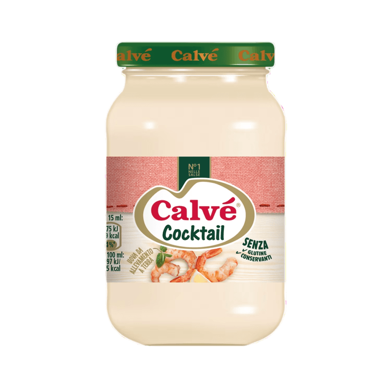 CALVE' SAUCE COCKTAIL JAR 225 ML (12 in a box)