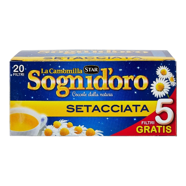 SOGNI D'ORO CHAMOMILE SIFTED FILTERS X20 35 GR (24 in a box)