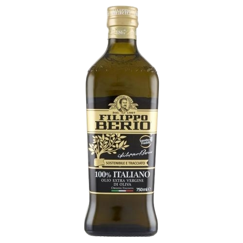 FILIPPO BERIO EXTRA VIRGIN OLIVE OIL 100% ITALIANO 750 ML (12 in a box)