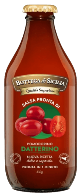 BOTTEGA DI SICILIA SALSA POMODORINO DATTERINO 330 GR (12 in a box)