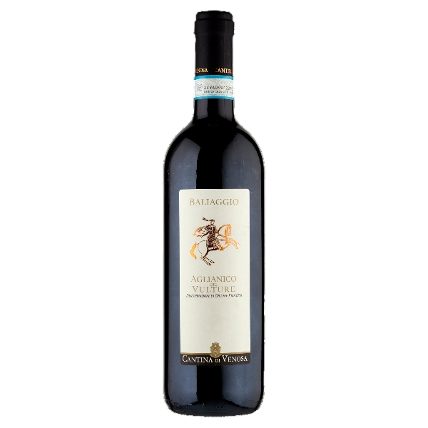 VINI ITALIA RED WINE BALIAGGIO AGLIANICO DEL VULTURE DOC, BASILICATA, ITALY 75 CL (6 IN A BOX)
