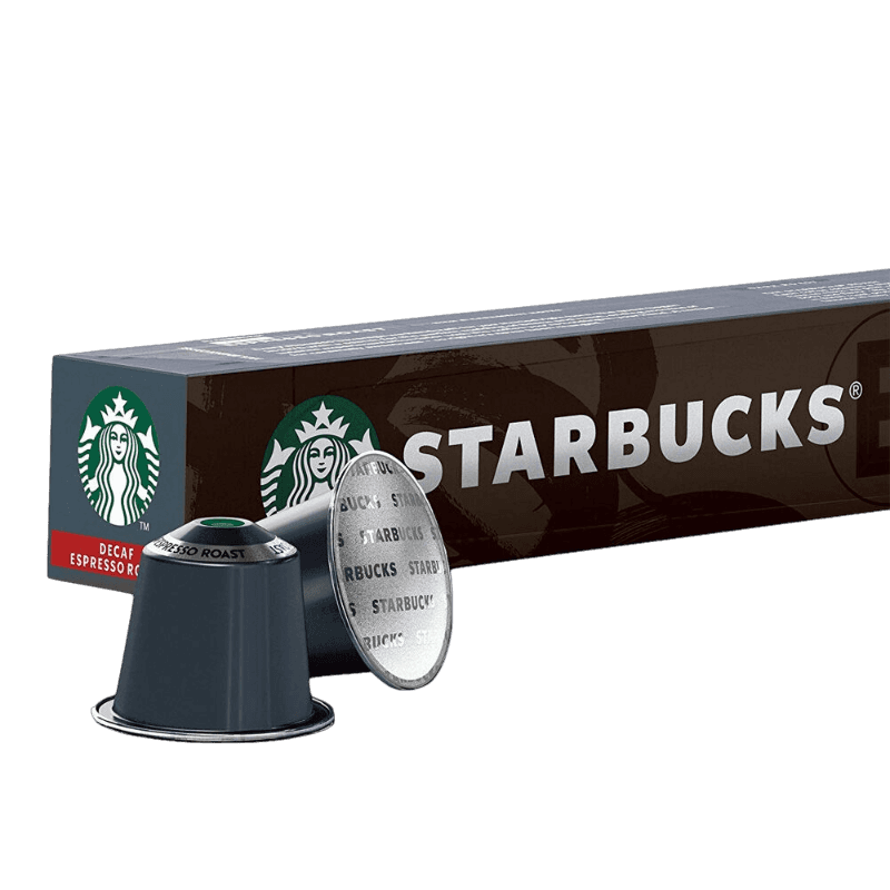 STARBUCKS COFFEE CAPSULES DEK ESPRESSO ROAST X10 120 GR (12 in a box)