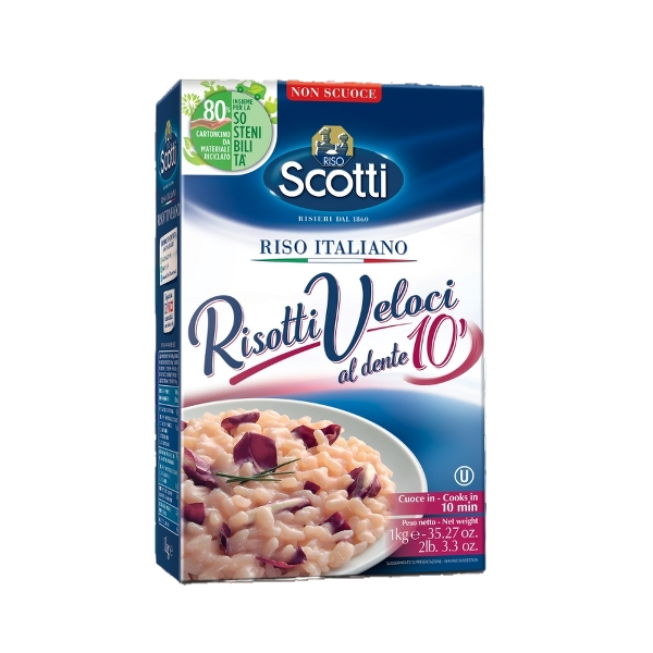 SCOTTI RICE RISOTTI VELOCI 1 KG (10 in a box)